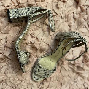 Snake pattern Sandal heel Circus by Sam Edelman